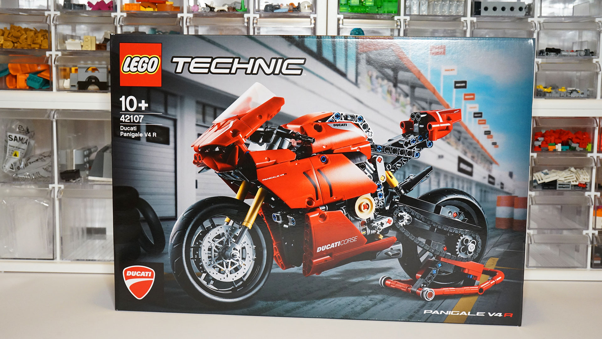 「LEGO開箱」42107 Ducati Panigale V4 R Review 開箱報告| 黃瑪 